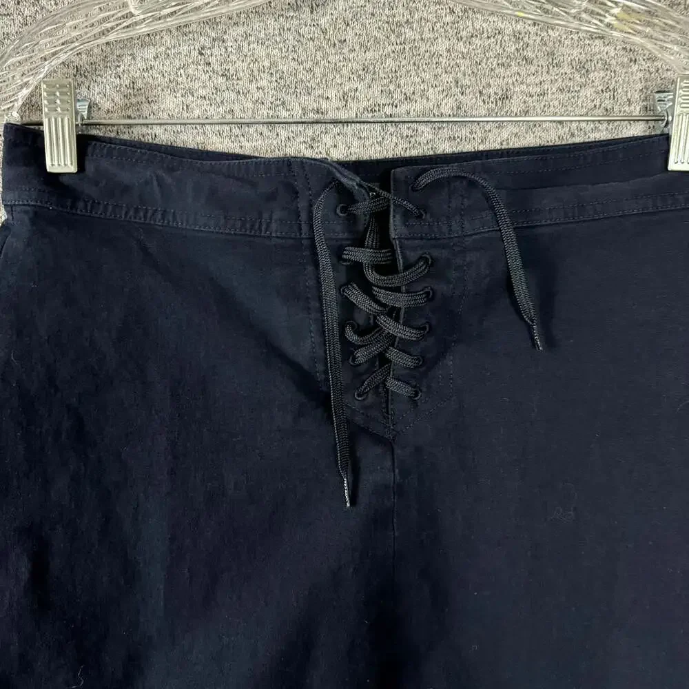 Ralph Lauren Black Label Women's Size 4 Dark Blue Cotton Pencil Skirt